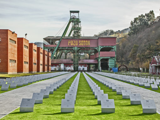 Memorial Minero del Pozo Sotón. san Martín del Rei Aurelio. Asturias