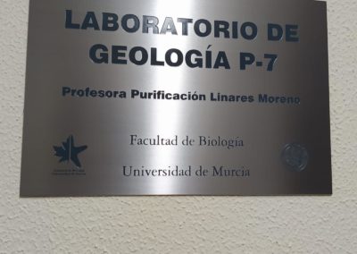 Laboratorio de Geología P7 “Profesora Purificación Linares Moreno”